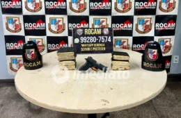 Casa abandonada é cercada após denúncia de drogas e termina com tiros e arma apreendida em Manaus