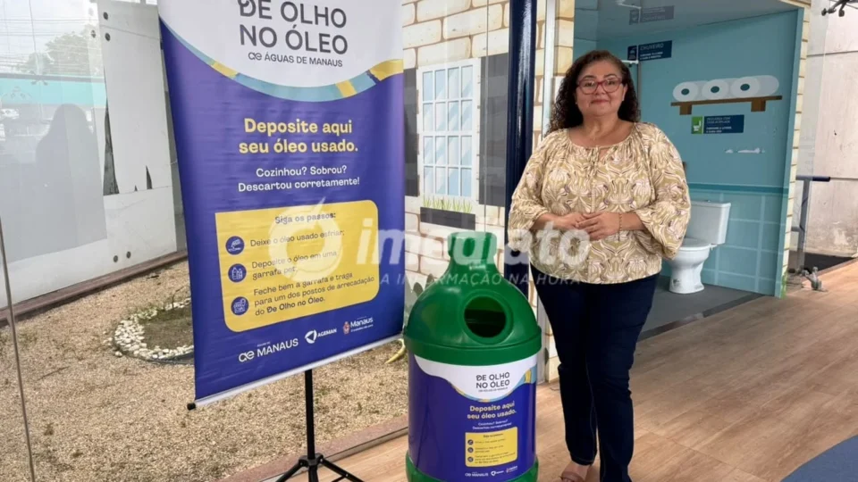 Programa ‘De Olho no Óleo’ incentiva descarte correto de óleo de cozinha em Manaus