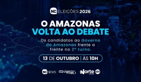 ELEIÇÕES 2026: Grupo Norte de Comunicação promove debate entre candidatos ao Governo do Amazonas no dia 13 de outubro
