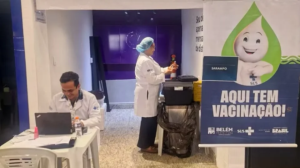 SAÚDE: Aeroporto de Belém oferece vacinação contra sarampo durante o Círio de Nazaré