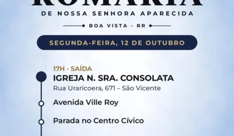 Romaria de Nossa Senhora Aparecida reúne fiéis nesta segunda-feira