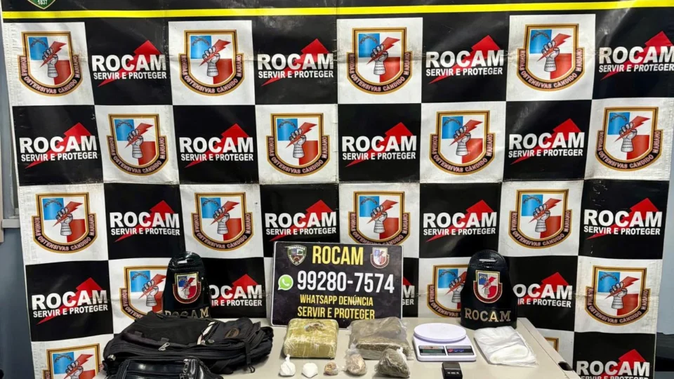 Dupla avista Rocam, deixa mochila com drogas e foge para festa infantil, no Viver Melhor II, em Manaus