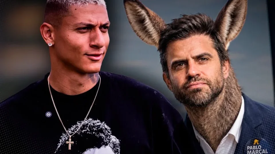 Richarlison publica montagem de Pablo Marçal como burro após críticas ao jogador
