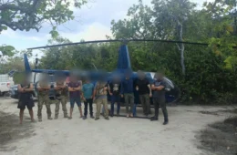 Helicóptero de R$ 4 milhões é encontrado escondido em área de mata em Roraima
