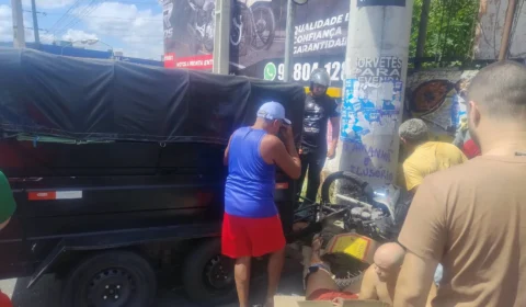 VÍDEO | Dois acidentes são registrados no mesmo local no bairro 40 Horas, em Ananindeua