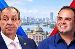 Omar Aziz na liderança com 35,29% e Roberto Cidade com 27,63% na véspera das eleições no Amazonas