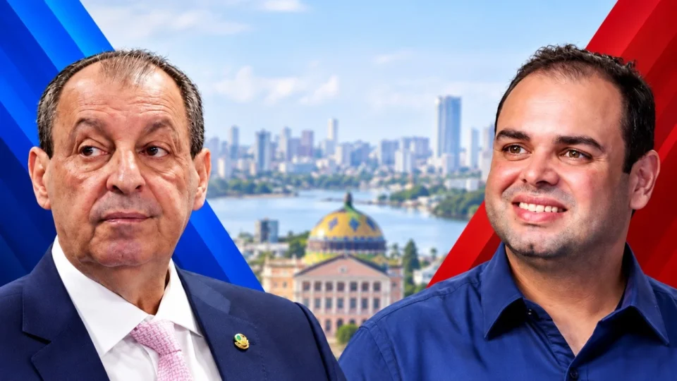 Omar Aziz na liderança com 35,29% e Roberto Cidade com 27,63% na véspera das eleições no Amazonas