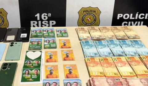 Dinheiro em envelopes e lista de nomes: 11 são conduzidos em operação eleitoral em Parauapebas