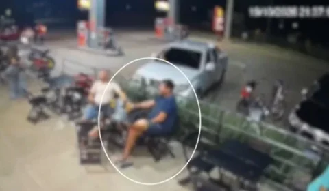 VIDEO VÍDEO: homem é morto a golpes de canivete em posto de combustível após discussão por dívida no Pará