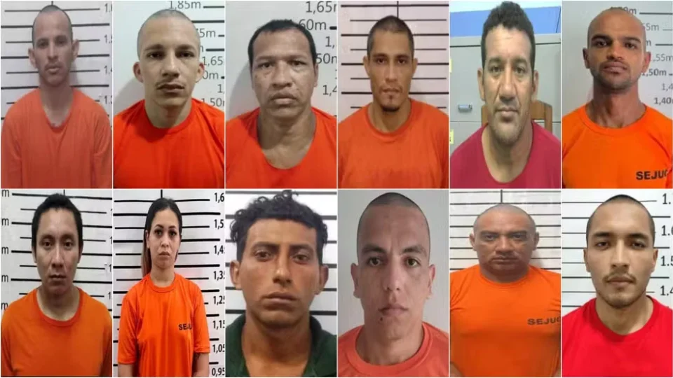 VEJA: Dicap divulga lista com 12 foragidos do sistema prisional de Roraima; saiba como denunciar