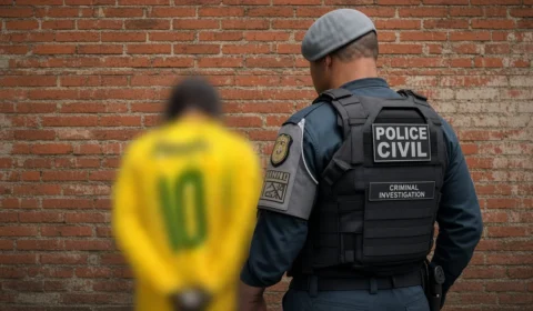 Homem rouba motocicleta, foge da polícia e acaba preso após cair durante perseguição