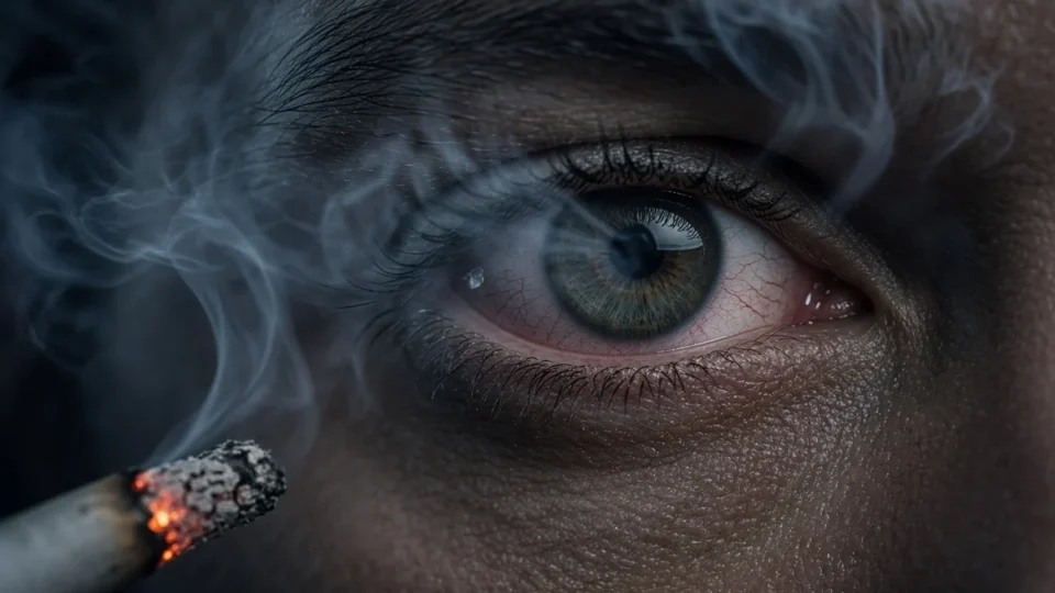 O que o Cigarro faz aos seus Olhos