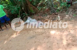 IMAGENS FORTES | Jovem foi soterrado por material de caminhão da prefeitura