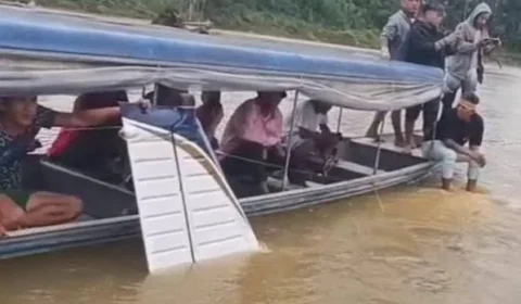 VEJA VÍDEO: Aeronave faz pouso forçado no Rio Purus quando equipe seguia para entregar prêmio no Acre